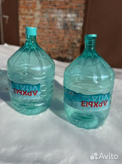 Бутылка пластиковая, 19л