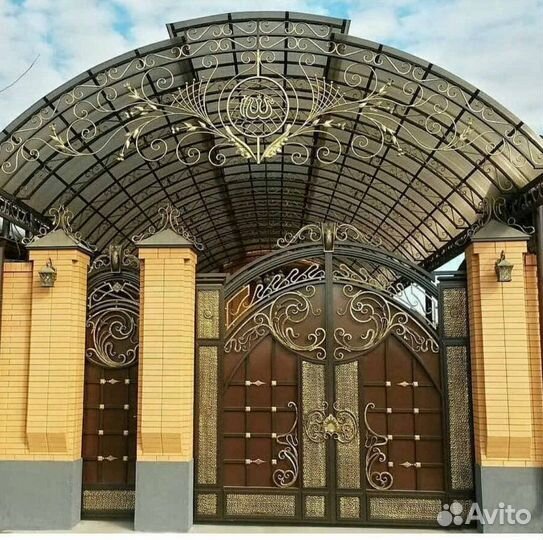 Навесы кованные