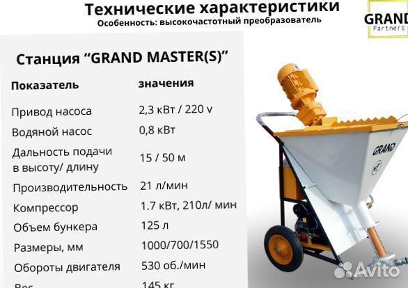 Штукатурная станция с возвратом затрат