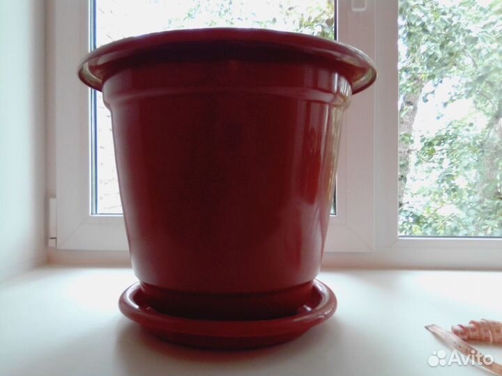 Горшки для цветов пластиковые бесплатно