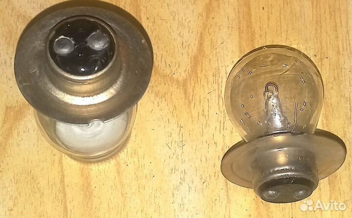 Лампа фарная 12V 50+21 двухконтактная цена за 4 шт