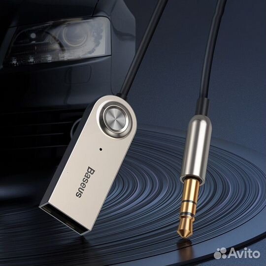 Адаптер Bluetooth- aux Baseus BA01 black