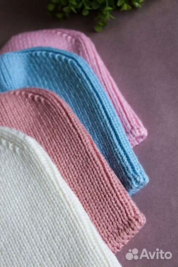 Шапка вязаная бини