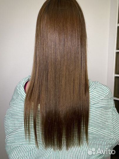 Кератиновое выпрямление волос