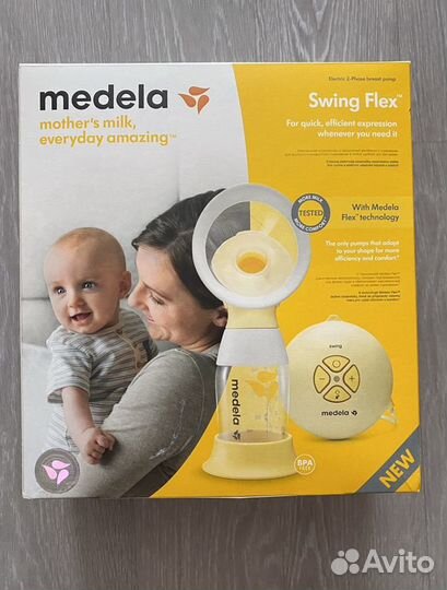 Молокоотсос электрический medela swing flex