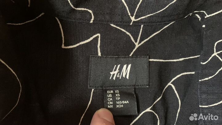 Рубашка h&m 42 размер XS