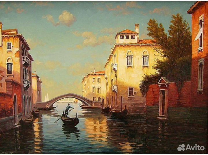 Картина маслом венеция