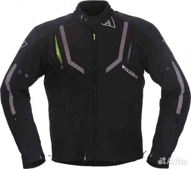 Куртка Modeka Eloy черн сер текстиль