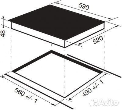 Продается Варочная панель indesit VRA 640 C