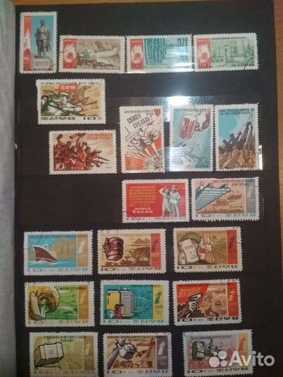 Марки Северной Кореи 1969-1987г