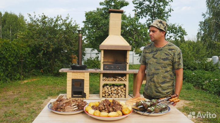 Печь под казан «Князь». Сборка за 20 минут