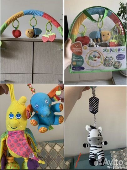 Дуга на коляску, кроватку + подарок подвески