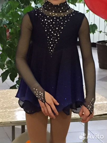 Платье для выступлений на худенькую девочку до 122