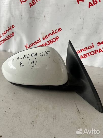 Зеркало правое Nissan Almera G15 5 контактов