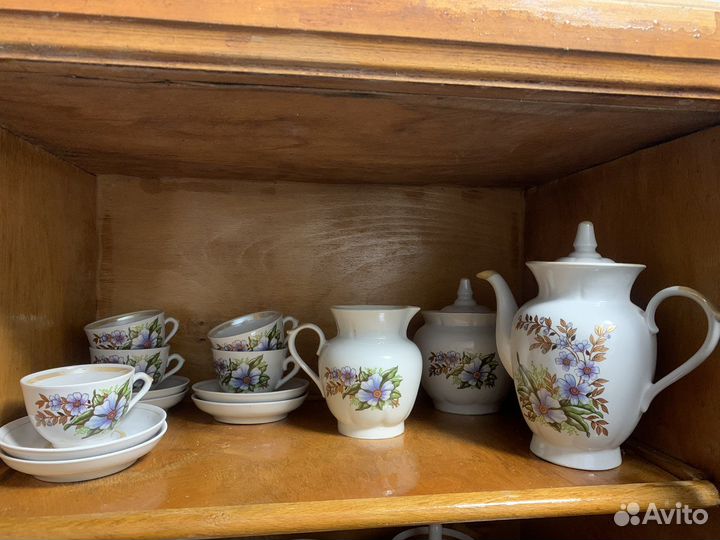 Бронь Сервиз кофейный Городница СССР