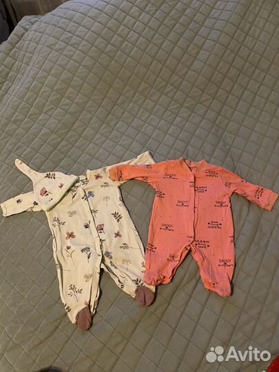 Вещи пакетом на девочку с 0-6 месяцев
