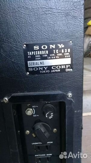 Катушечный магнитофон sony TC-630