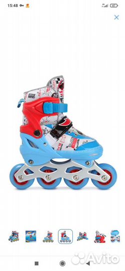 Ролики детские новые размер XS