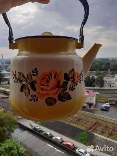 Чайник эмалированный СССР