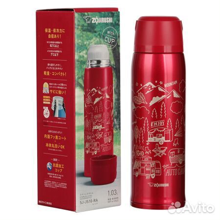 Термос Zojirushi SJ-JS08-BA / JS10-BA, SJ-JS10-XA