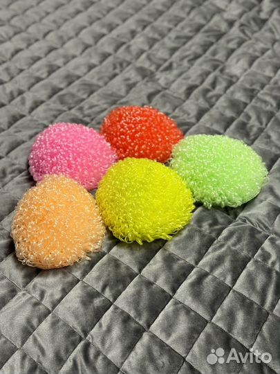 Мочалка круглые