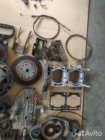 Двигатель в разборе Yamaha v-max 600 снегоход