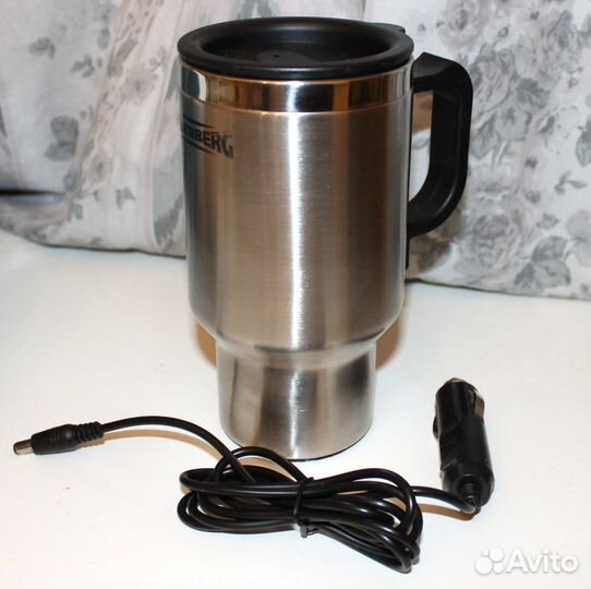Термокружка Rosenberg с подогревом для автомобиля