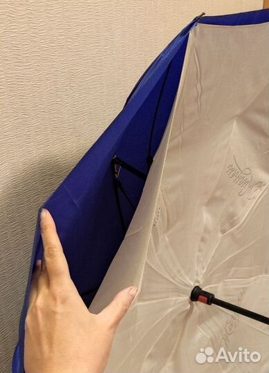 Зонт укрепленный с обратным открыванием