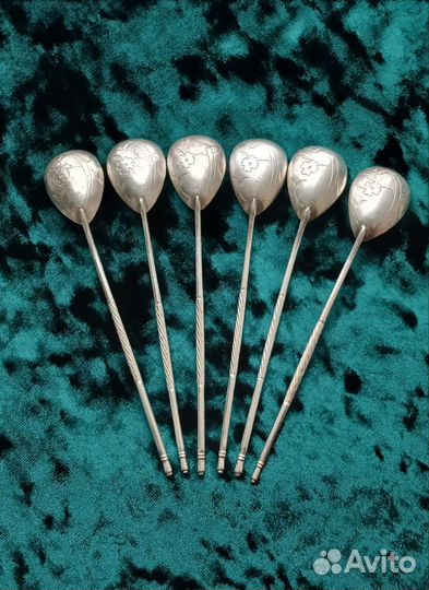 Чайные ложки Серебро 875