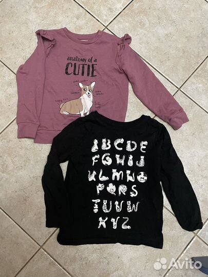 Вещи для девочки пакетом 104-110 бронь