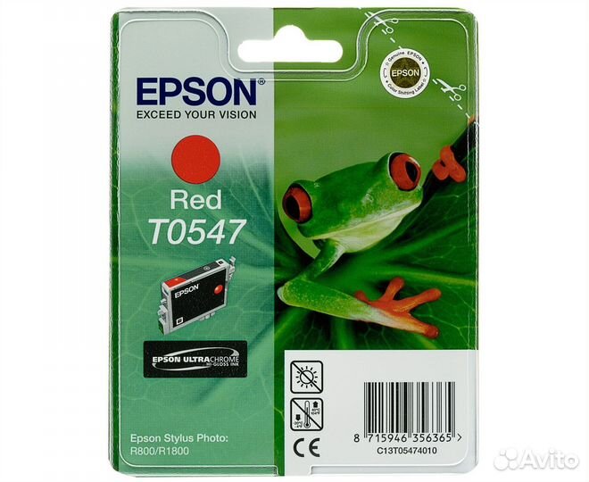 T054740 (Red) Тех пак Картридж epson оригинальный