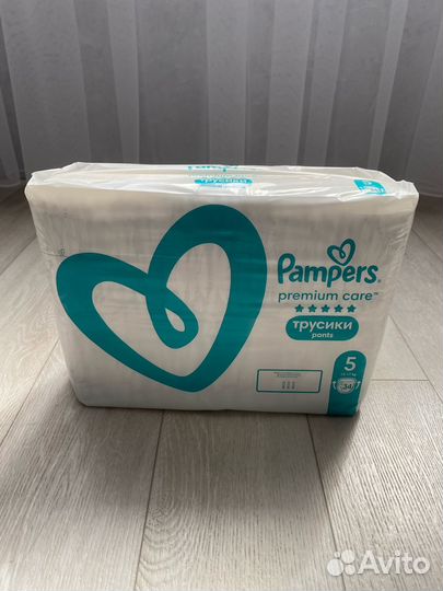 Подгузники-трусики Pampers Premium Care Pants 5 12