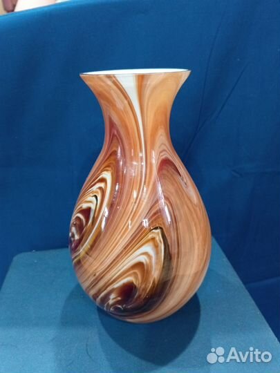 Ваза цветное стекло СССР