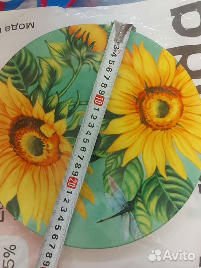 Тюль для кухни и блюдо б.у