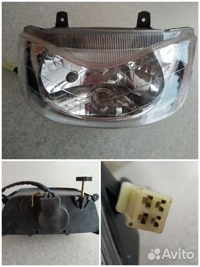 Фара передняя оптика передняя stels оригинал