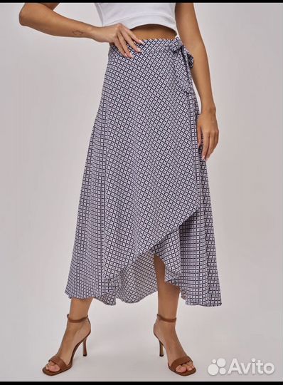 Юбка на запах летняя