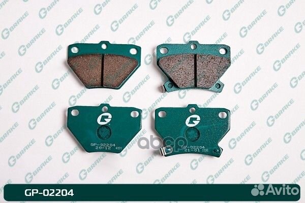 Колодки G-brake GP-02204 GP02204 G-brake
