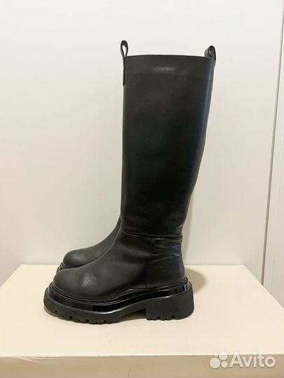 Сапоги женские Эконика натуральная кожа размер 38
