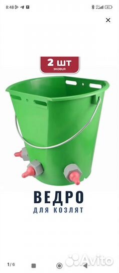 Ведро для козлят и ягнят