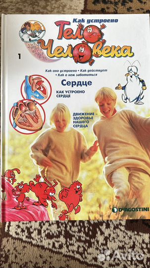 Комплект детских книг «Тело человека» 2007 г