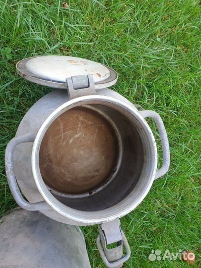 Фляга пищевая пластиковая 50 литров и алюминиевая