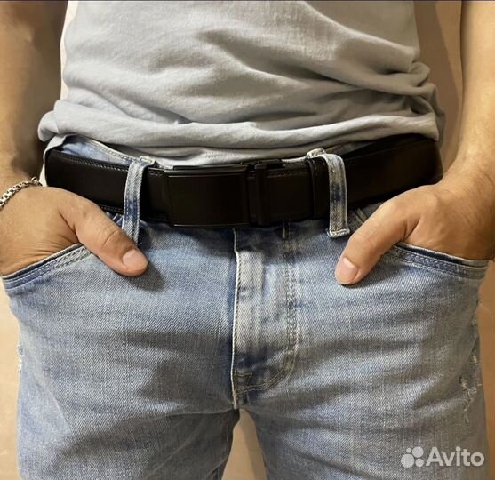 Ремень мужской из натуральной кожи