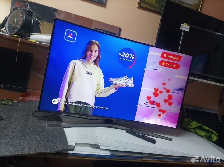 Телевизор samsung 4k (Wi-Fi, SMART)