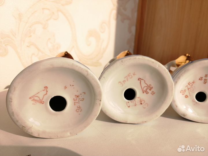 Статуэтка фарфор Барышня с самоваром, СССР