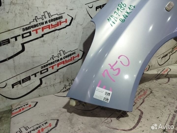 Крыло nissan march micra AK12 BK12 BNK12 K12 YK12 63101AX030 переднее левое голубой, LX1 NA7186