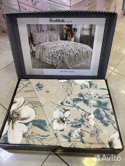 Комплекты постельного белья с пледом.Турция