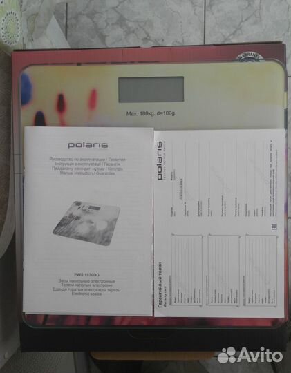 Весы напольные электронные Polaris, новые, торг