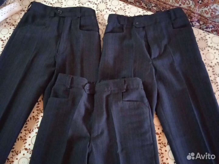 Школьная форма синяя клетка