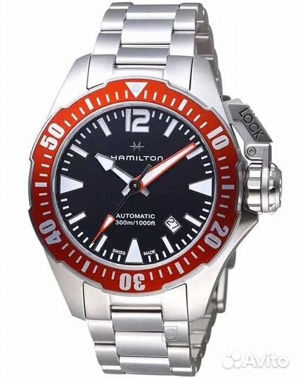 Часы Hamilton Khaki Navy Frogman H77725135 оригина