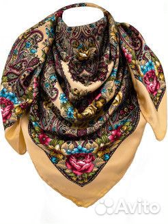 Красивейший шелковый платок 100х100